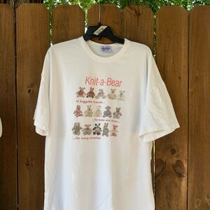 Jkichi Holiday-Vintage Cute teddy Bears T-shirt Size XL.